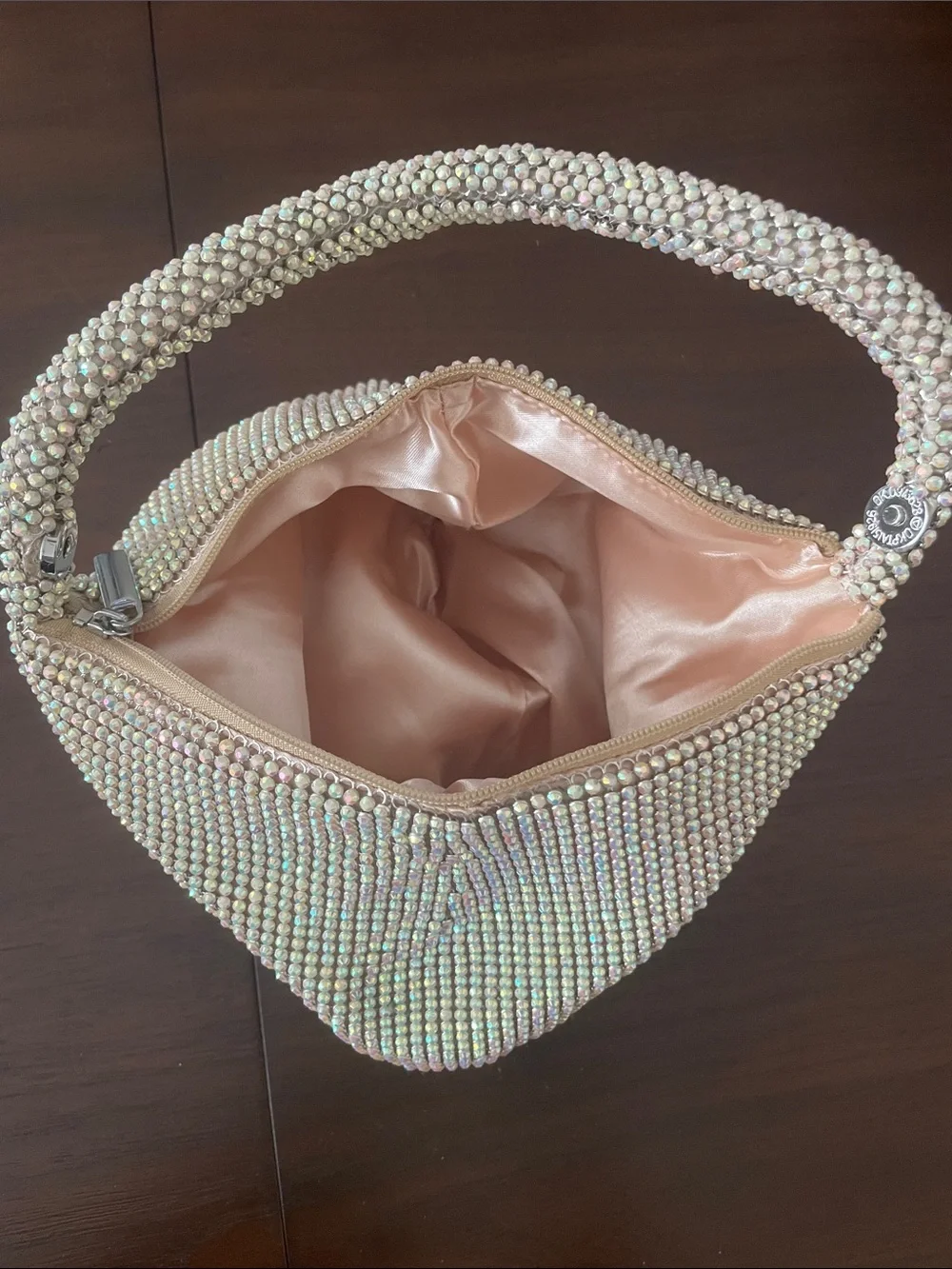 Kelly & Katie Iridescent Beaded Wristlet